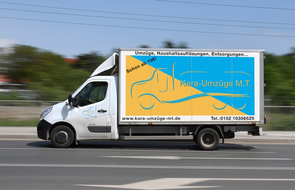 Kara Umzüge M.T. Lastwagen mc